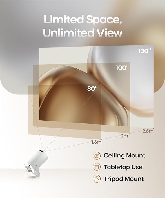 HY300 Pro Smart Android Projector