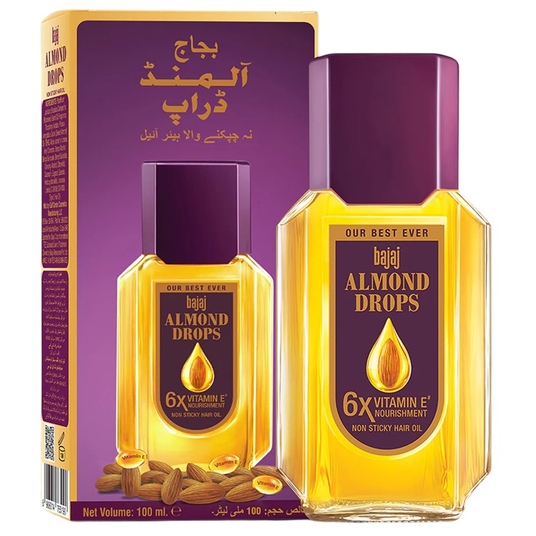Bajaj - Almond Drops Non-Sticky Hair Oil (Original)