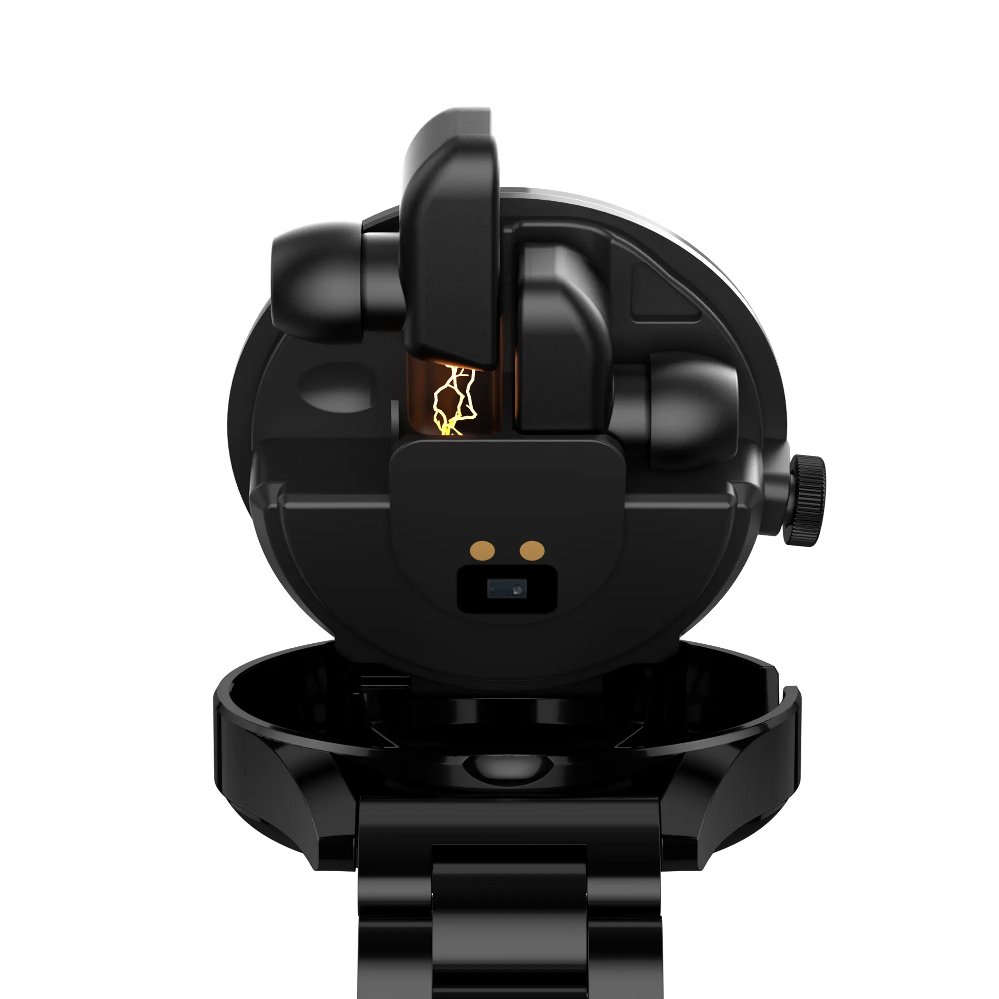 PowerBand GT5: 2-in-1 Smartwatch with Built-in Wireless Earbuds