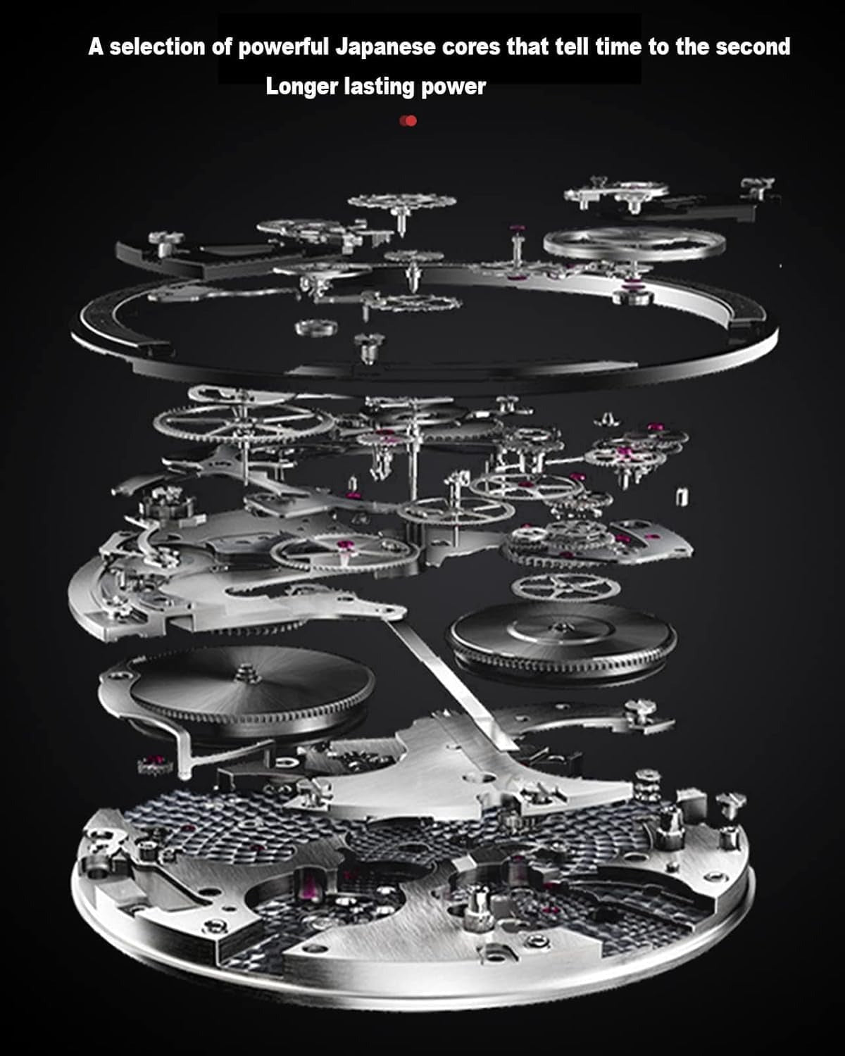 Supercar Hub Rotating Watch – 3D Mesh Rim Design with Luxury Steel Band