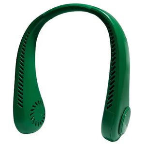 Portable Vaneless Neck Fan - Wearable USB Rechargeable Fan for Travel & Outdoor
